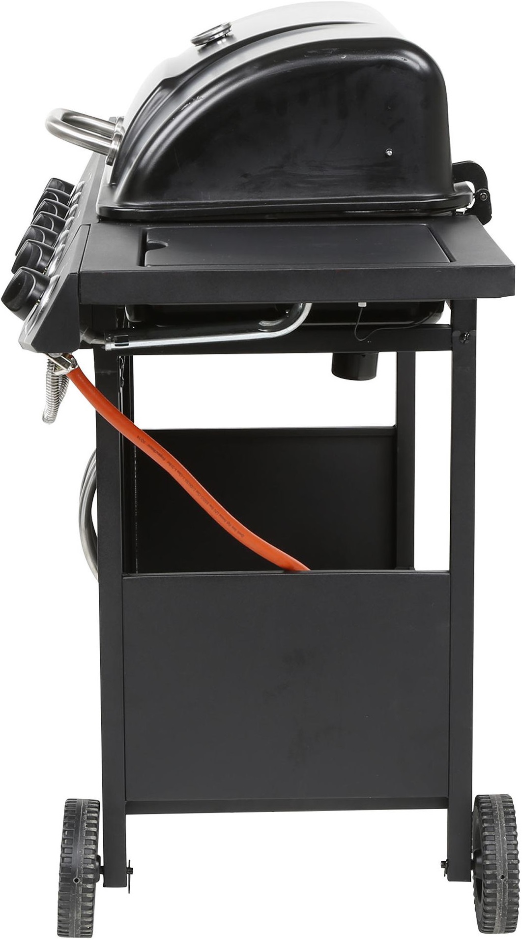 NEW Tesco 6Burner Barbecue Gas BBQ with Side Burner & Cover Black eBay